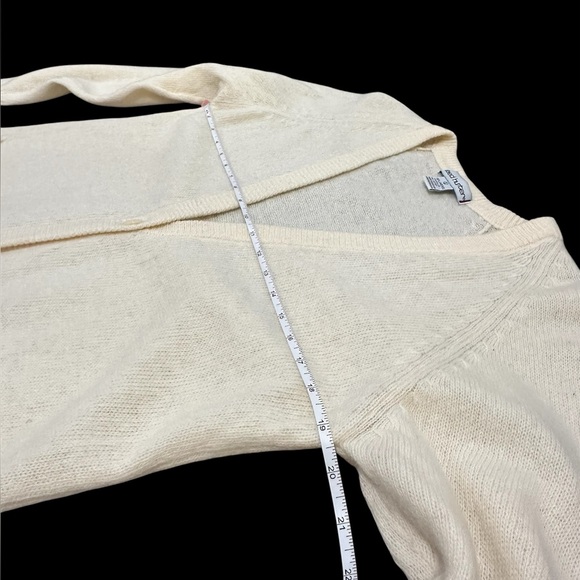 Reed Hunter 96% Lambswool Cardigan – Buttercream Yellow, Size Small - Picture 5 of 8